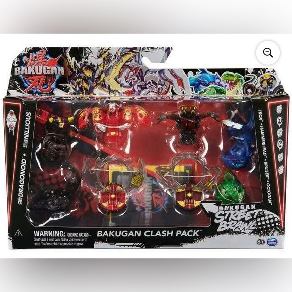 Bakugan Street Brawl Clash Pack 6 Bakugan Special Attack Cards Roblox Code Spin - Picture 1 of 2